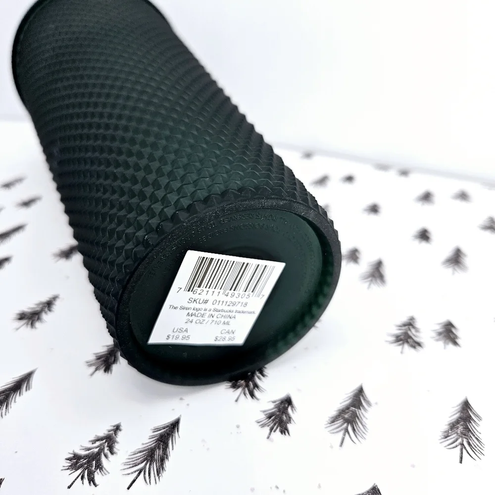 Starbucks Matte Dark Green Studded Venti Tumbler NWT - Picture 4 of 5